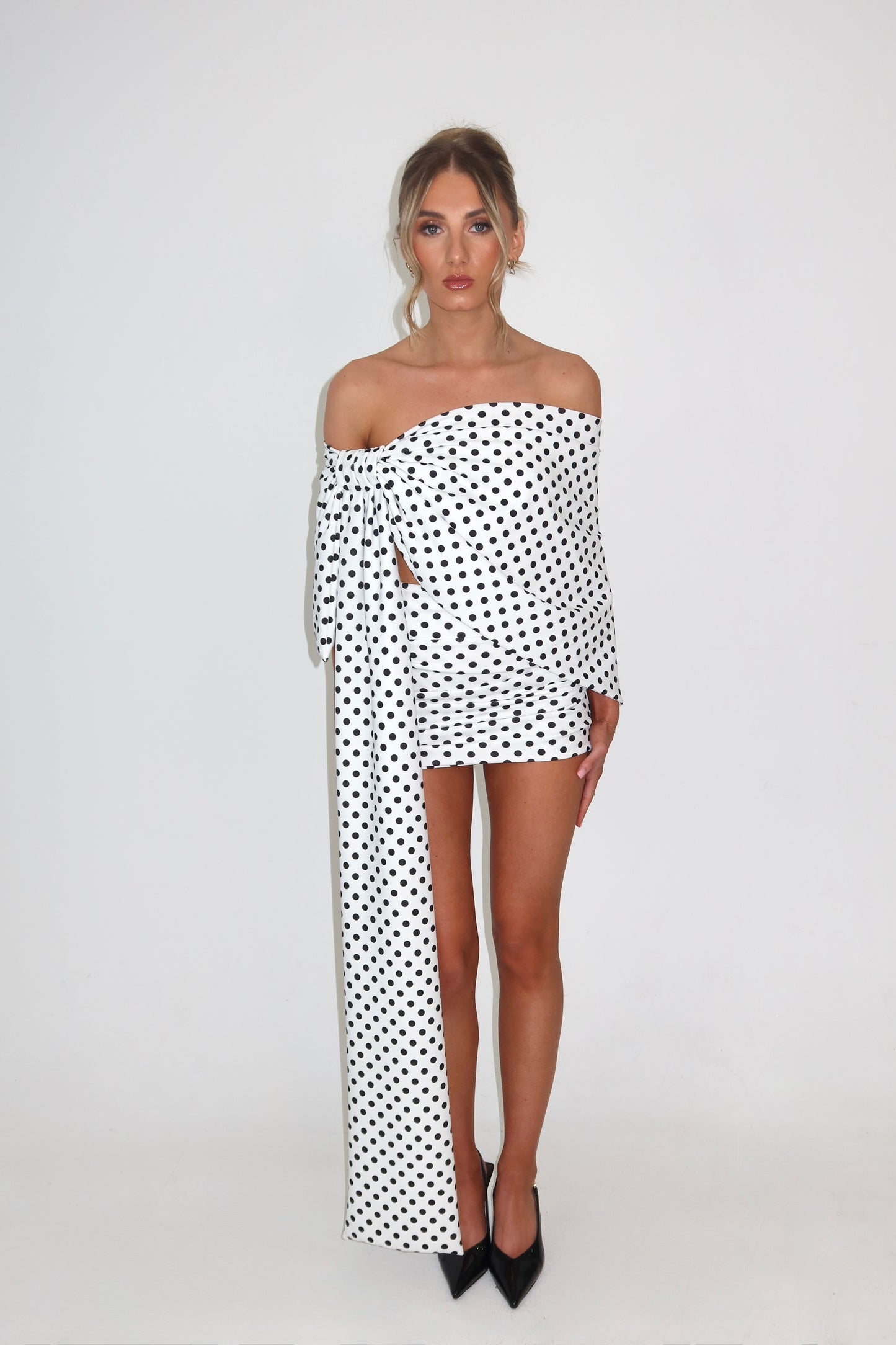 BEAU Polkadot Drape Co-ord