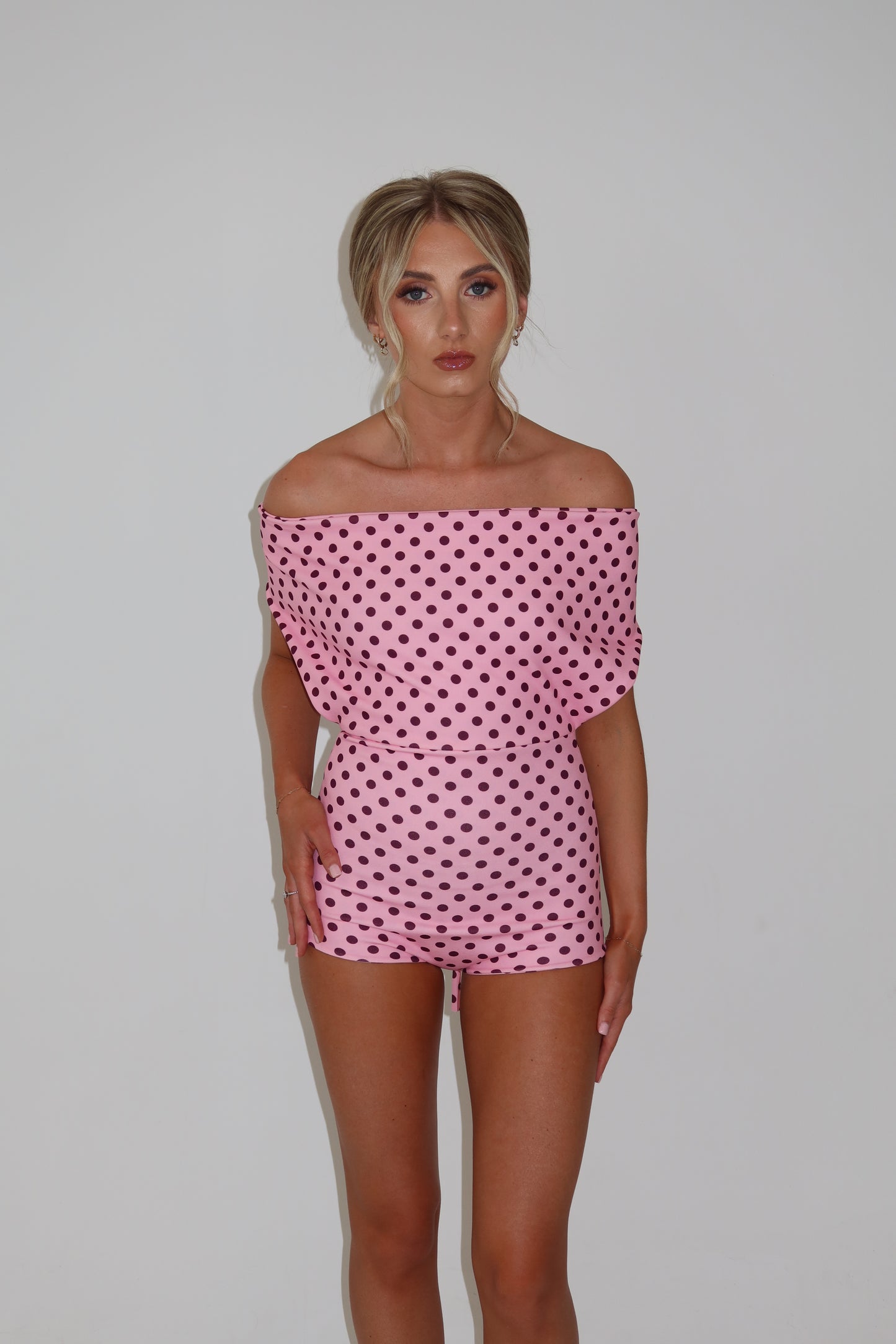 Caprice Pink Playsuit