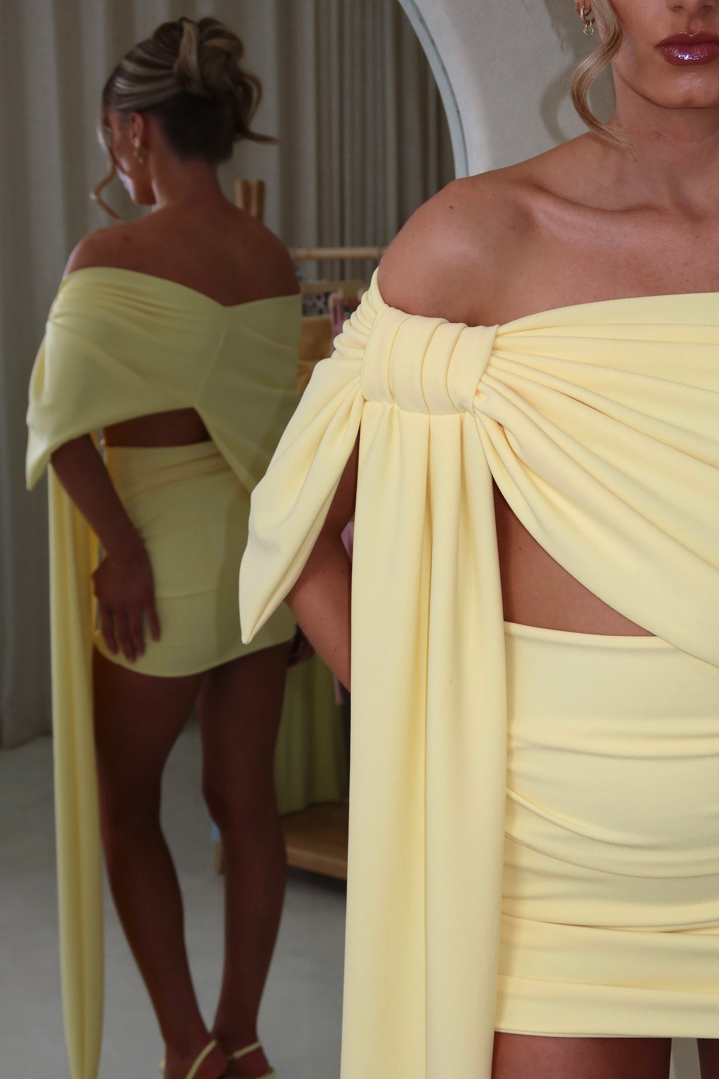 BEAU Lemon Drape Co-ord