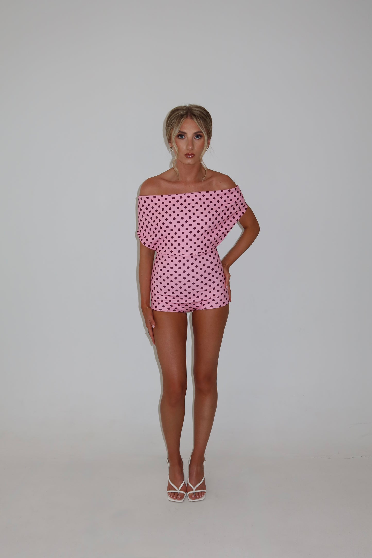 Caprice Pink Playsuit