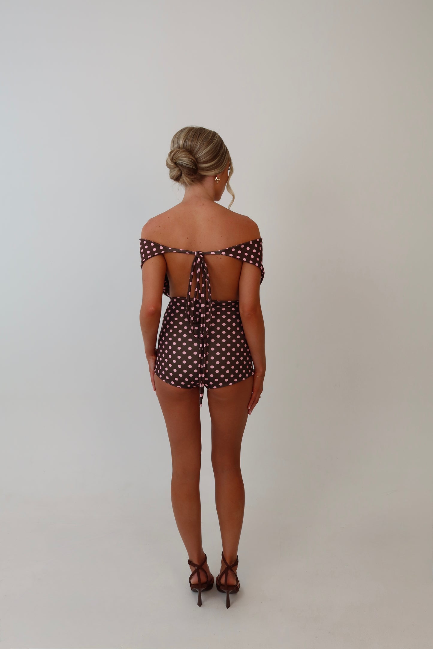 Caprice Brown Playsuit